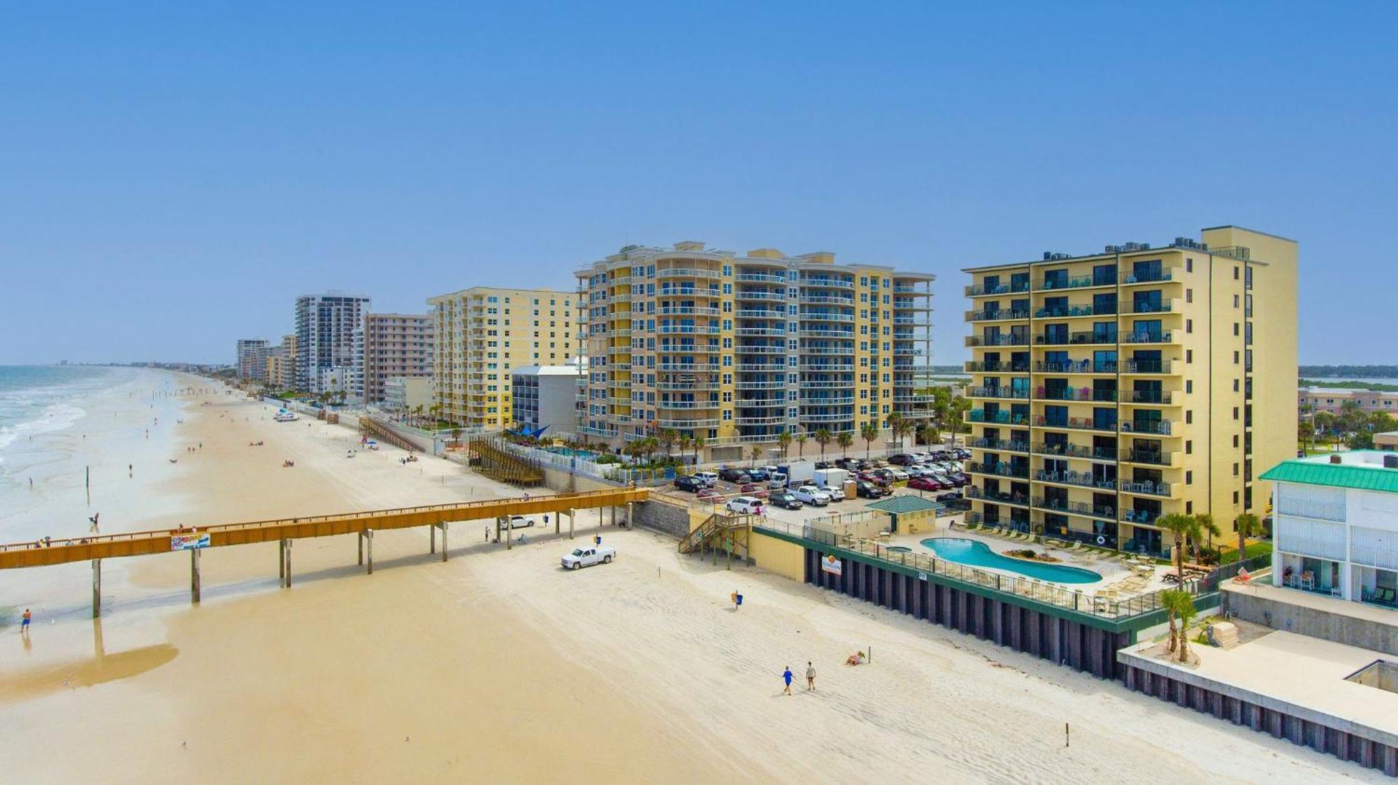 Ocean Views From Your Private Balcony! Sunglow Resort 606 By Brightwild Daytona Beach Shores Kültér fotó